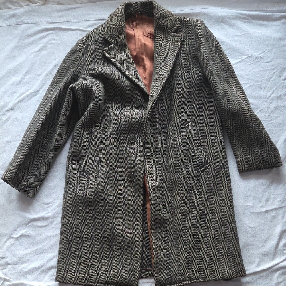 Men's Classic Herringbone Coat